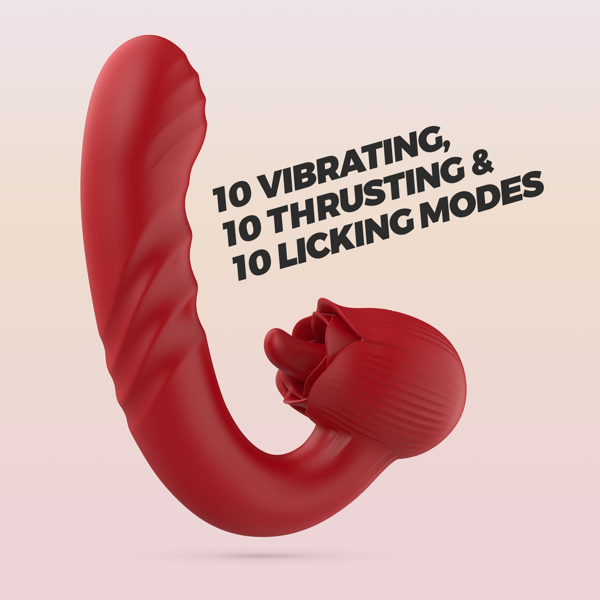 Osiria Rose Vibrator with Thrust