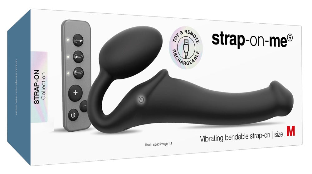 Vibrating Bendable Strap-On