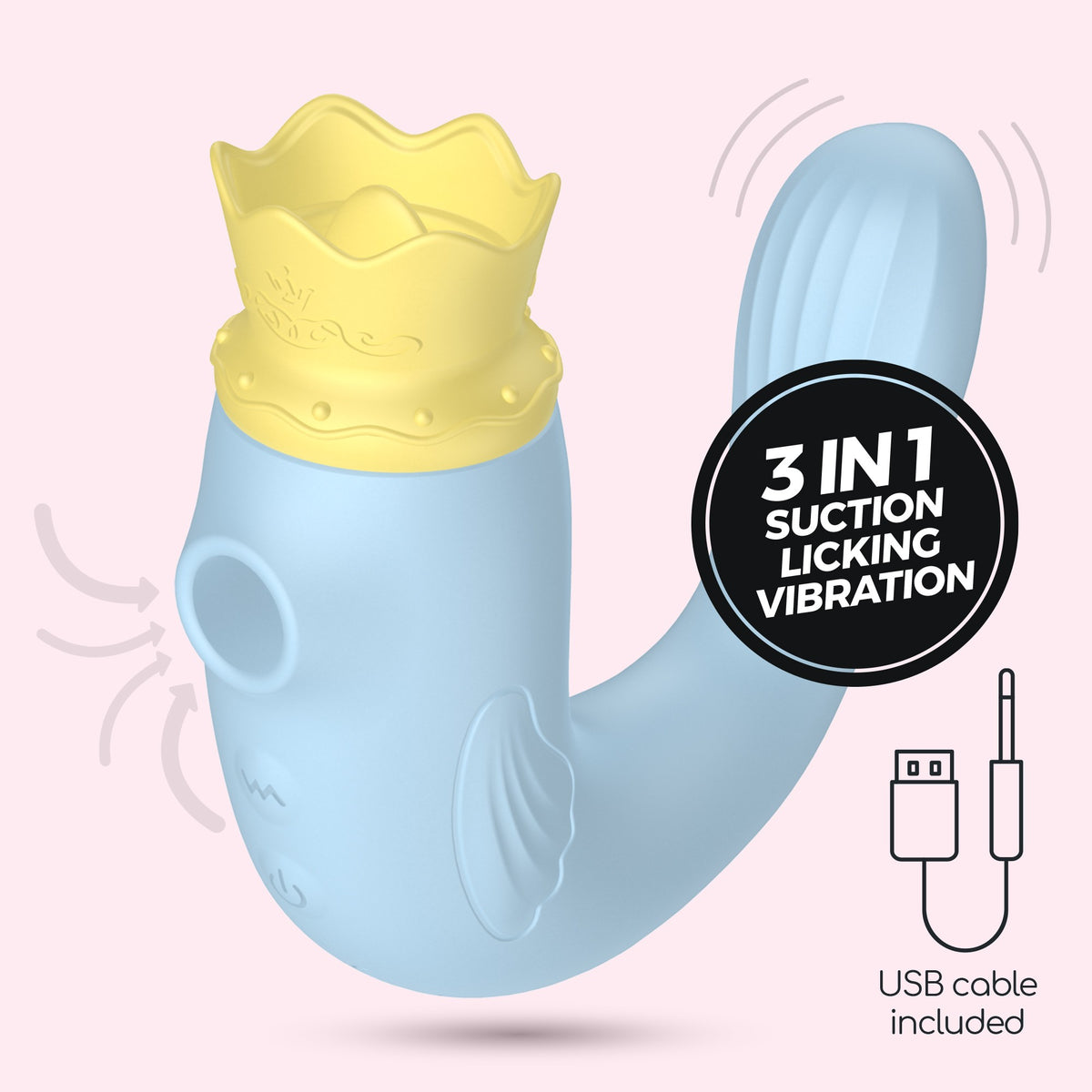 Hiri Triple Stimulator Blue