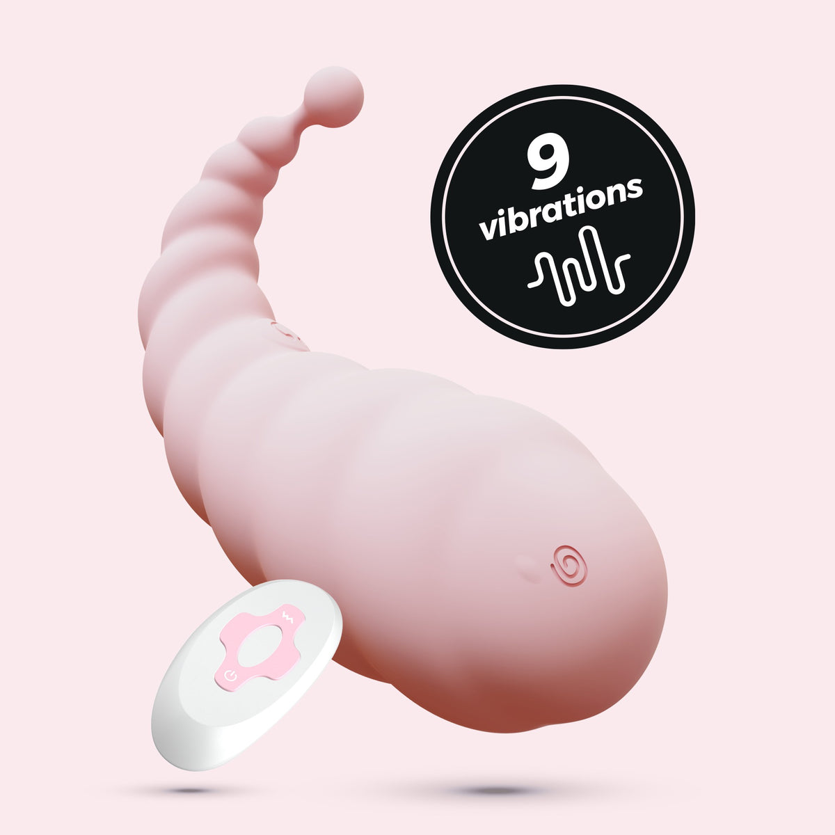 Cocoon Rechargeable Vibrating EGG with Wireless Remote Control Pink