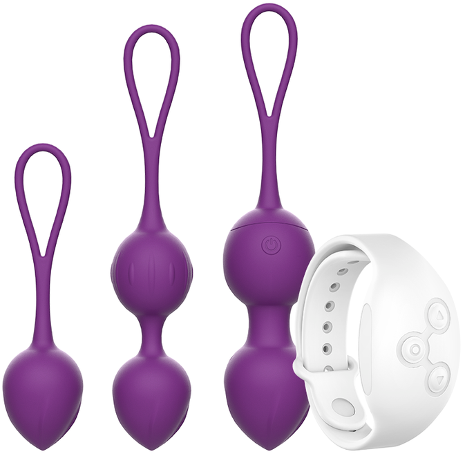 Rewobeads Vibrating Balls Remote Control with Watchme Technology