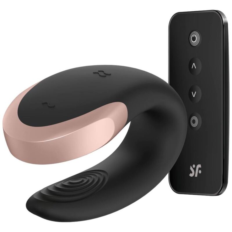 Double Love Luxury Partner Vibrator Black
