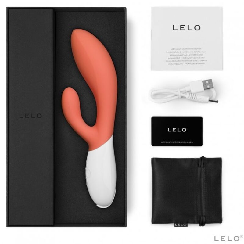 INA 3 Luxury Coral Rabbit Vibrator