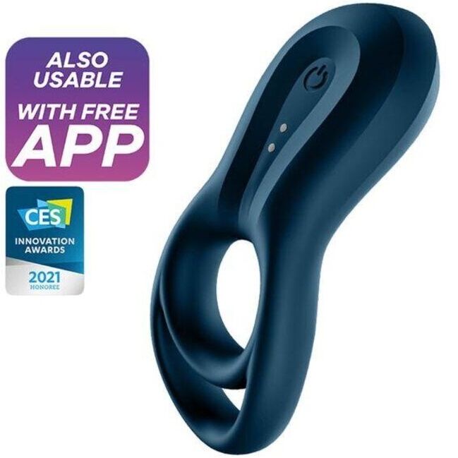 Epic DUO Ring Vibrator APP Blue