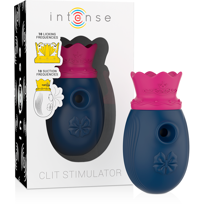 Clitoris Stimulator 10 Suction and Licking Modes - Blue