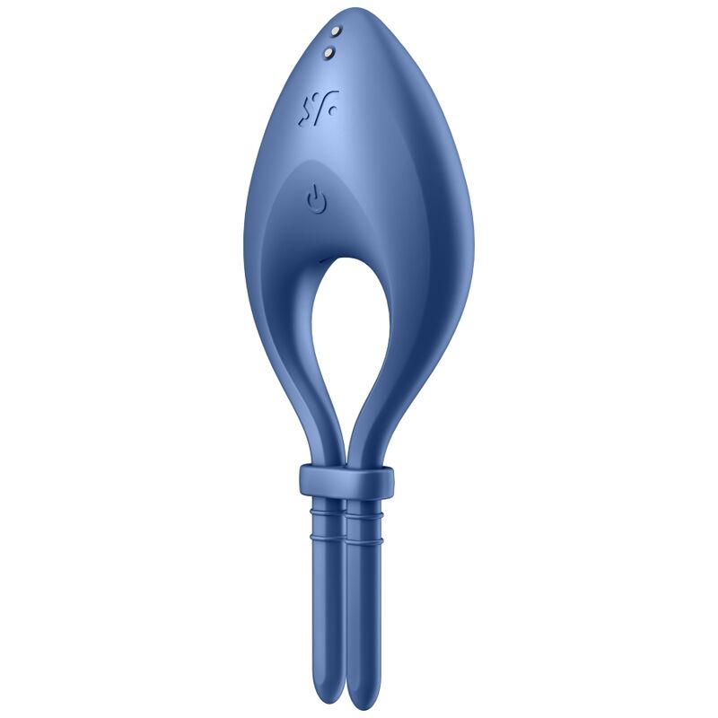 Bullseye Ring Vibrator APP Blue