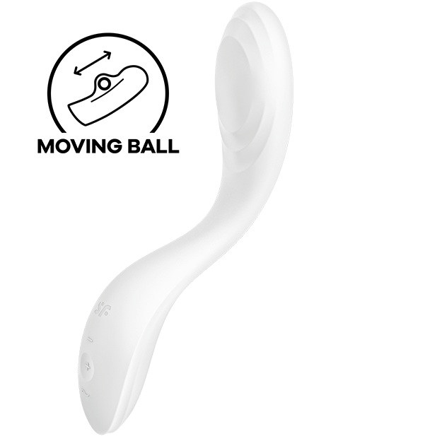 Rrrolling Pleasure Gspot Vibrator White
