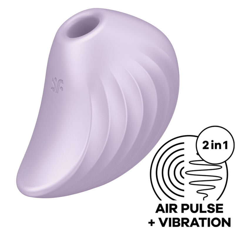 Pearl Diver AIR Pulse Stimulator & Vibrator Violet