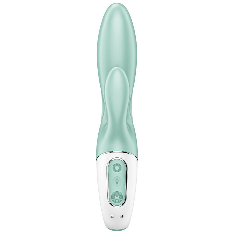 AIR Pump Bunny 5+ Inflatable Rabbit Vibrator APP Green
