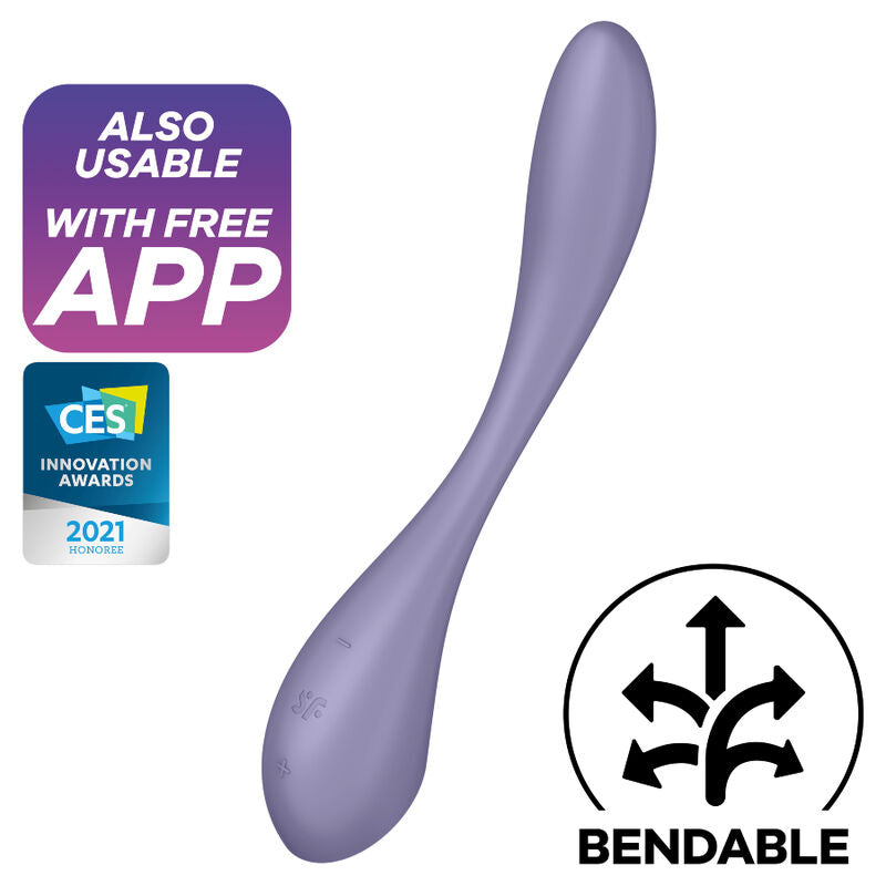 G-Spot Flex 5 Multi Vibrator Lilac