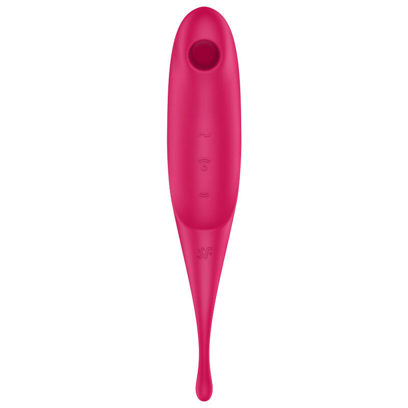 Twirling PRO AIR Pulse Stimulator & Vibrator RED