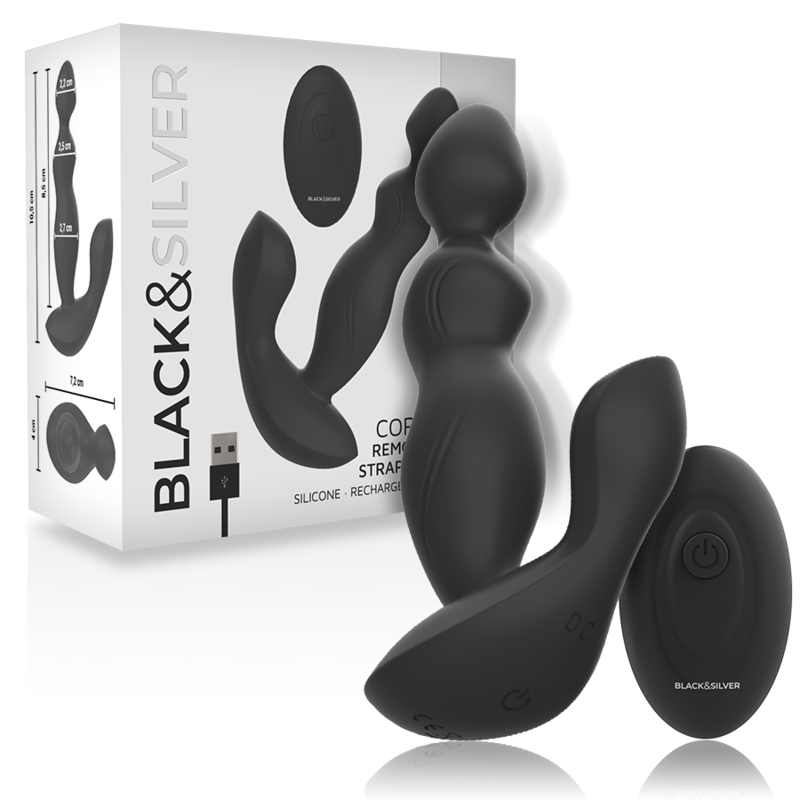 Cora Anal Plug Silicone Remote Control