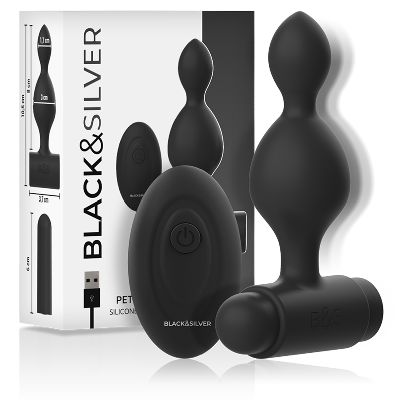 Tucker Small Silicone Anal Plug Remote Control