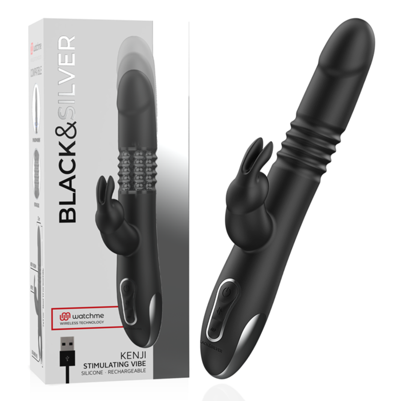 Kenji UP & Down Rabbit Vibrator + Watchme Remote Control