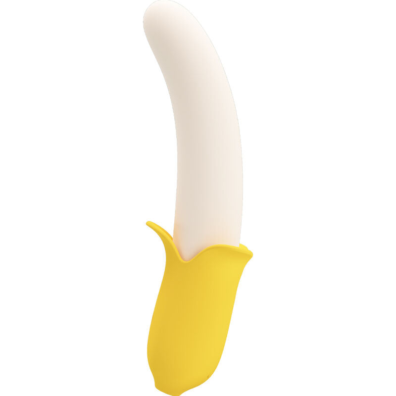 Pretty Love - Banana Geek Super Power 7 Vibrations Up&down Silicone Black