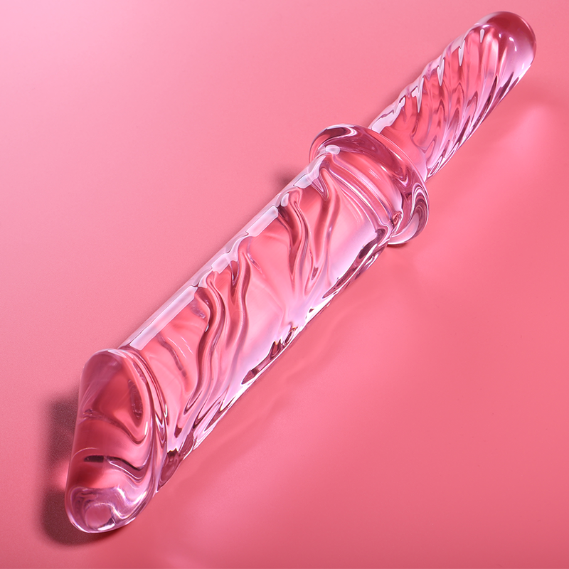 Model 24 Dildo Borosilicate Glass Pink 28.5 cm -O- 5 cm