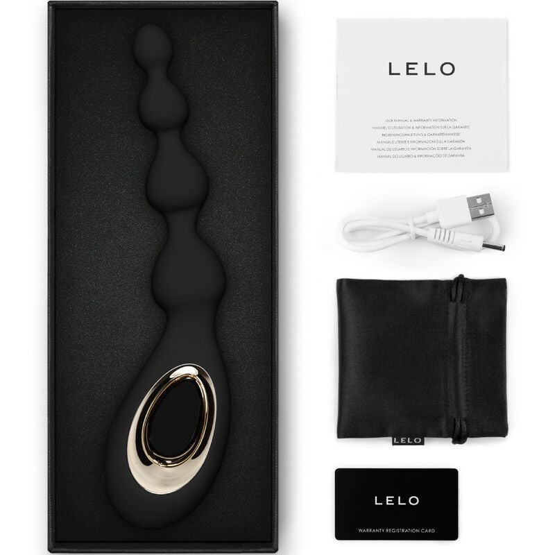 Soraya Beads Black Anal Massager