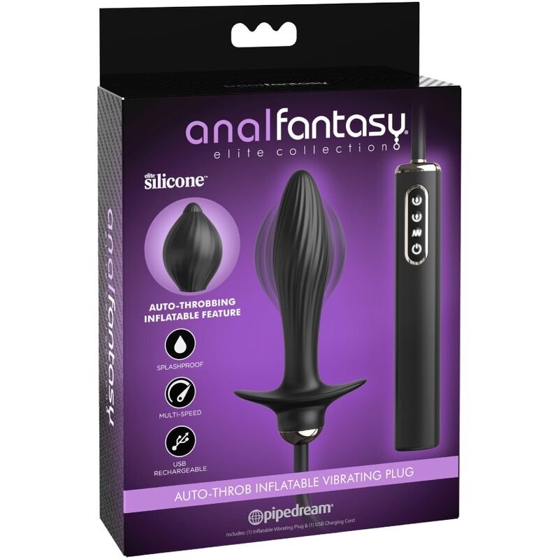Inflatable Plug & Auto-Throb Vibrator