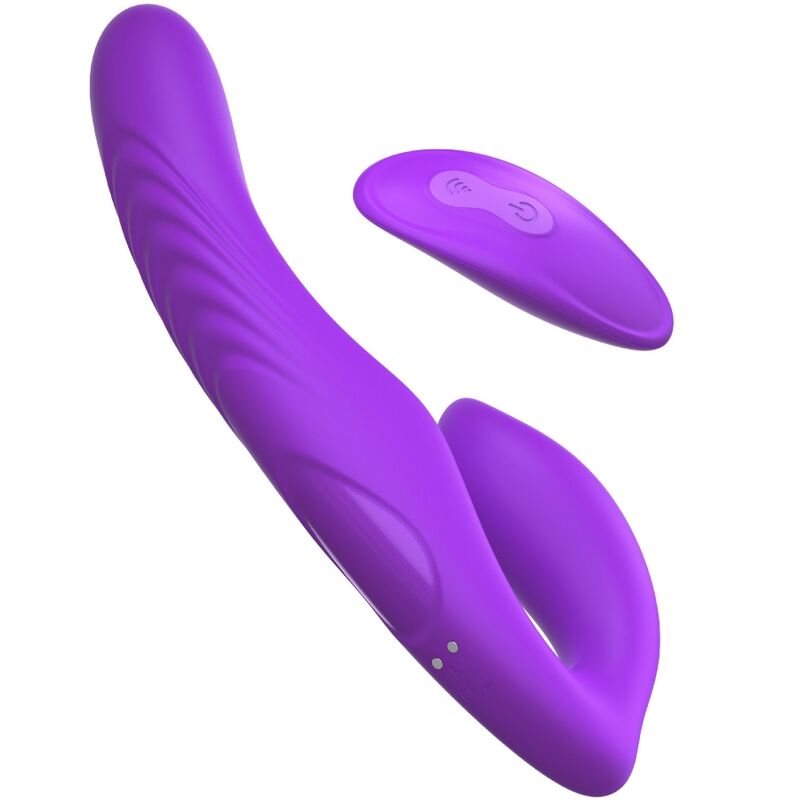 Double Penetration Vibrator Remote Control 9 Violet Levels
