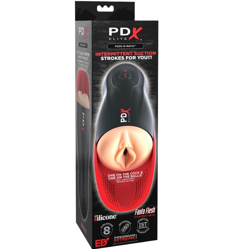 Stroker Fuck-O-Matic Vagina Double Vibration Penis & Testicles