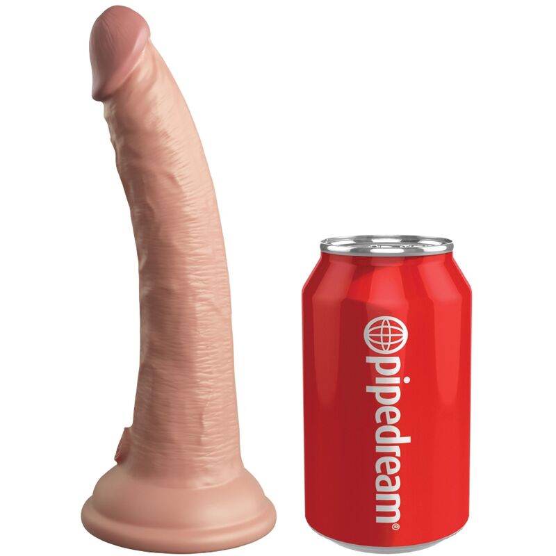 Elite Realistic Dildo Vibrator & Silicone Remote Control 17.8 cm