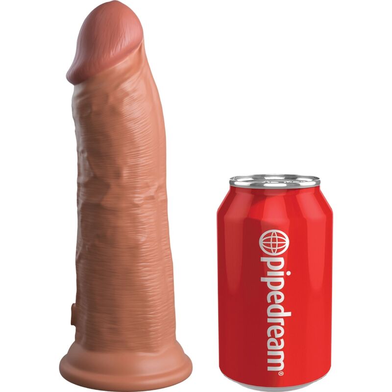 Elite Realistic Dildo Vibrating & Silicone 20.3 cm Caramel