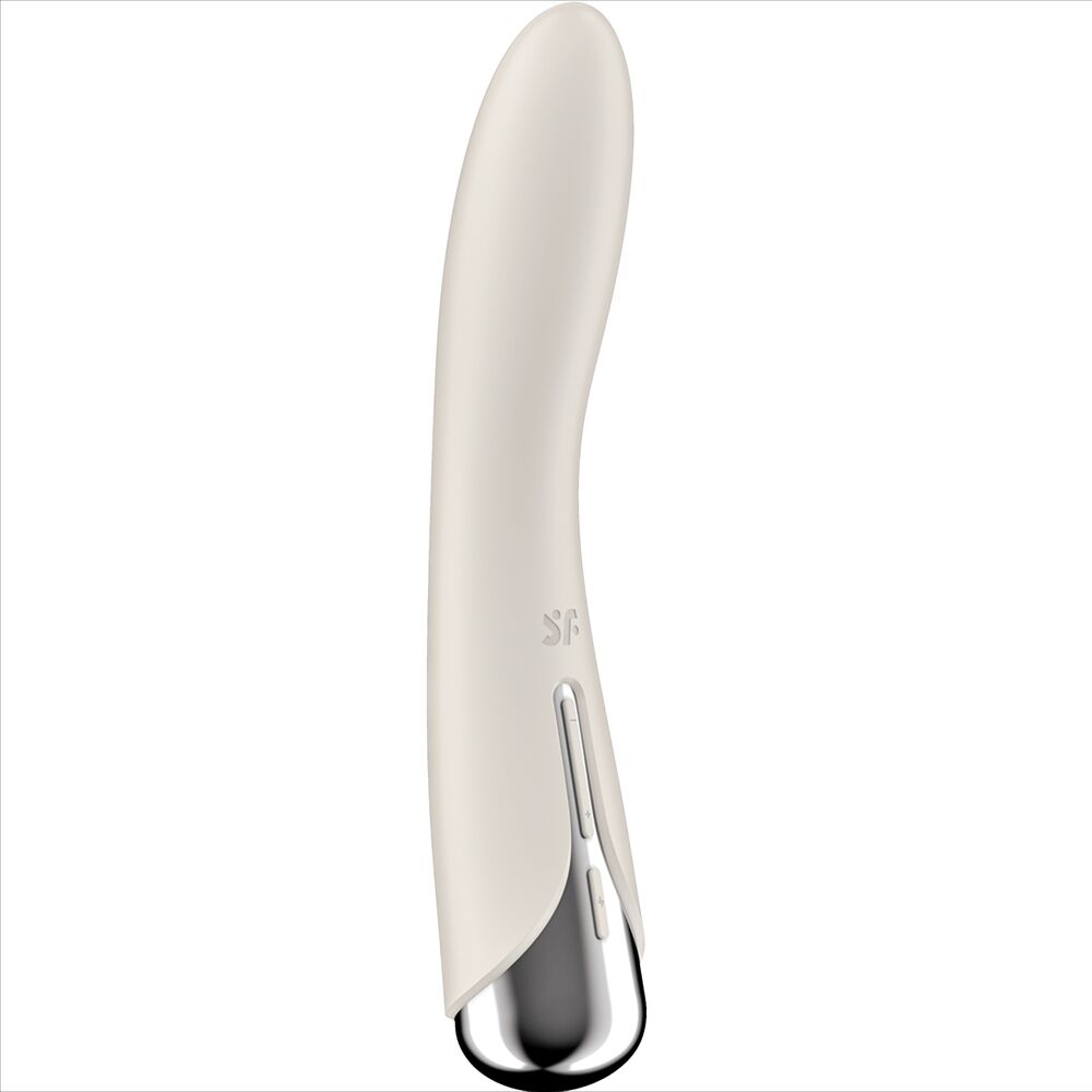 Spinning Vibe 1 g-Spot Beige Rotator Vibrator