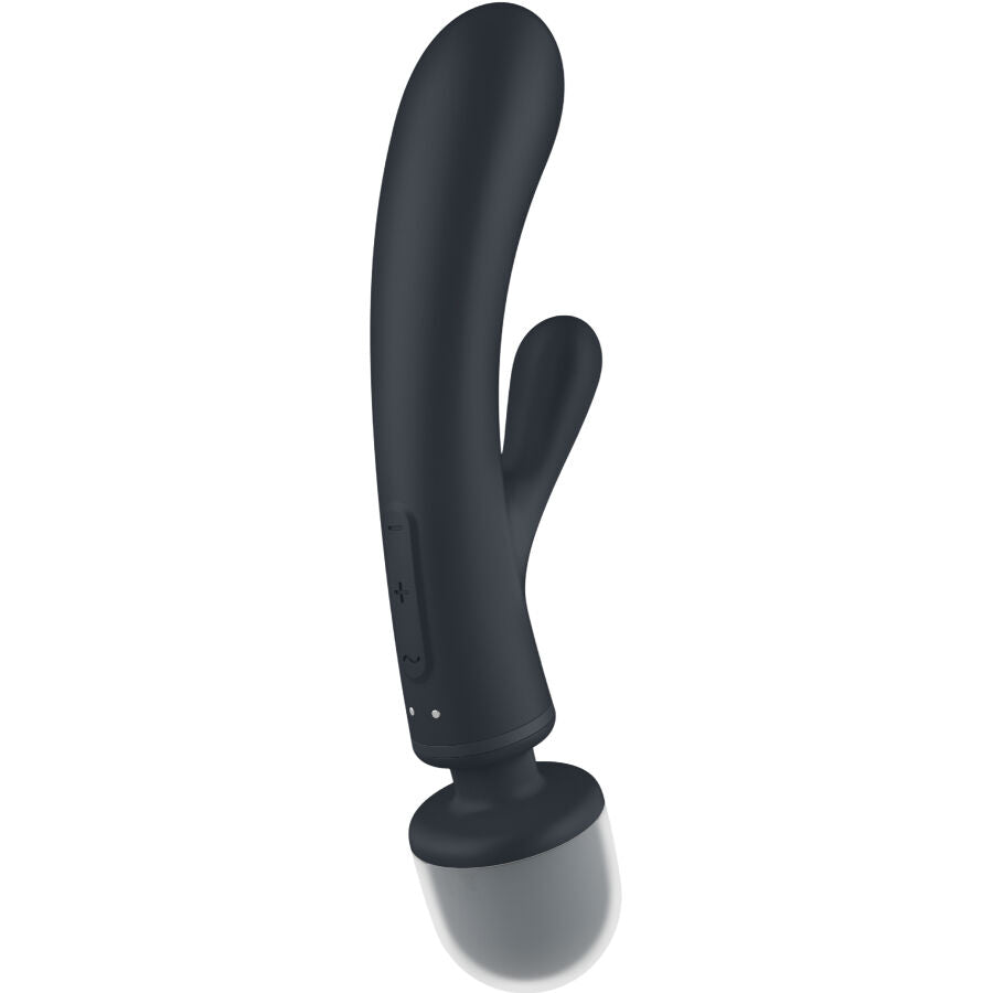 Triple Lover Rabbit Vibrator Massager Grey