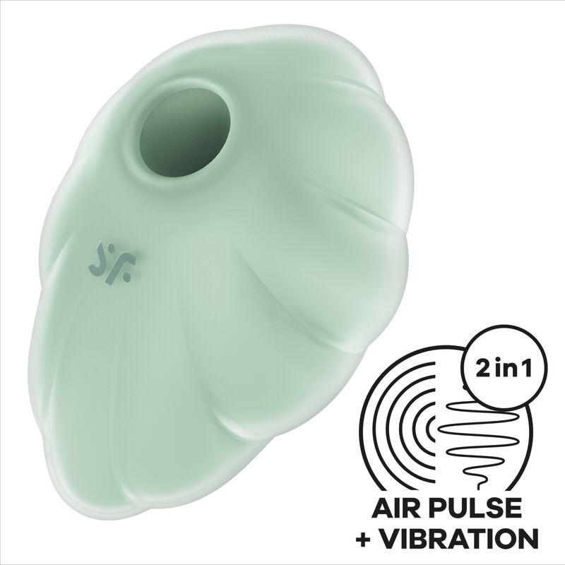 Cloud Dancer Green AIR Pulse Vibrator
