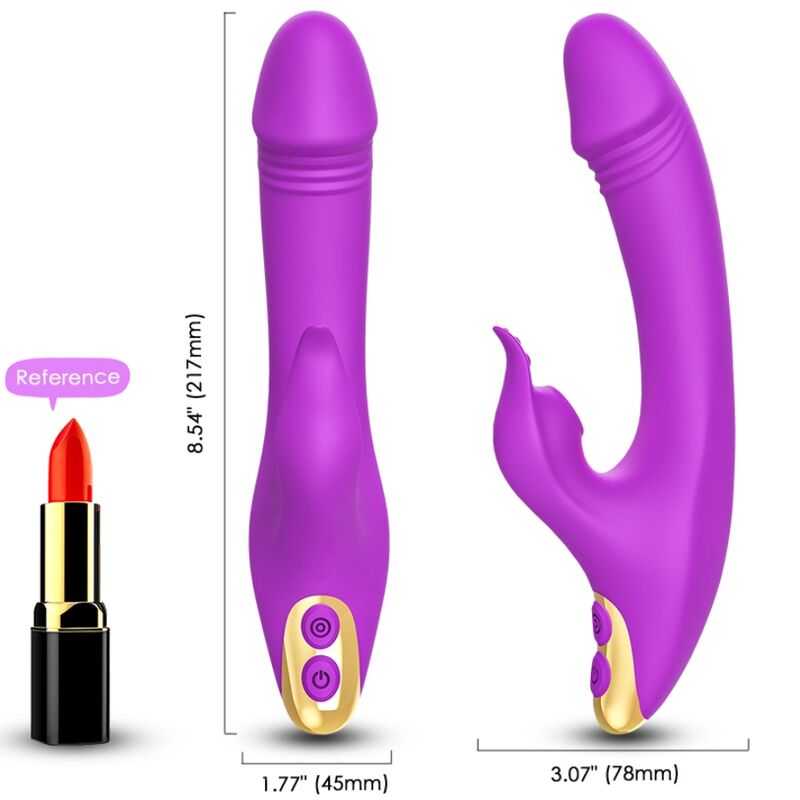 Love Clitoris & g-Spot Suction Violet