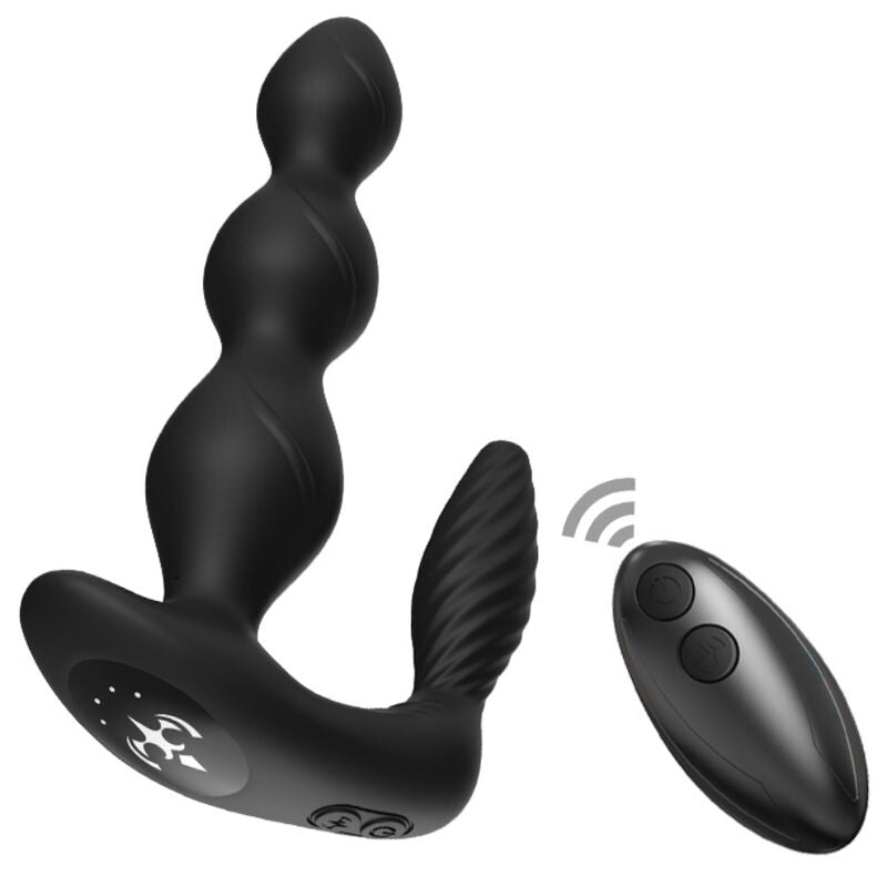 Manfun Vibrator & Stimulator Anal Plug Remote Control Black