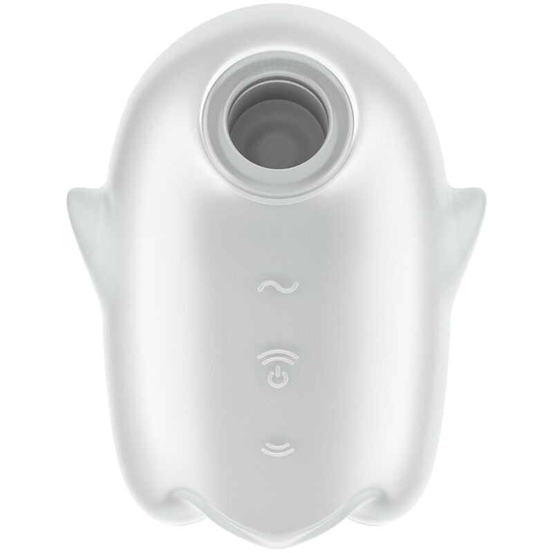 Glowing Ghost AIR Pulse & Vibrator White
