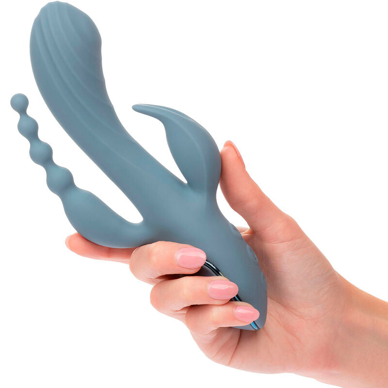 Vibrator Triple Ecstasy Grey