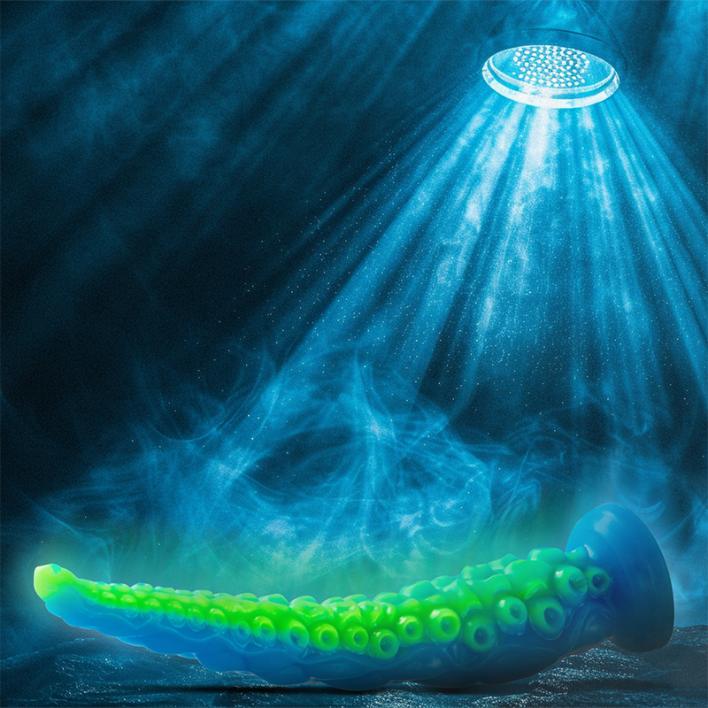 Scylla Fluorescent Thin Tentacle Dildo Large Size