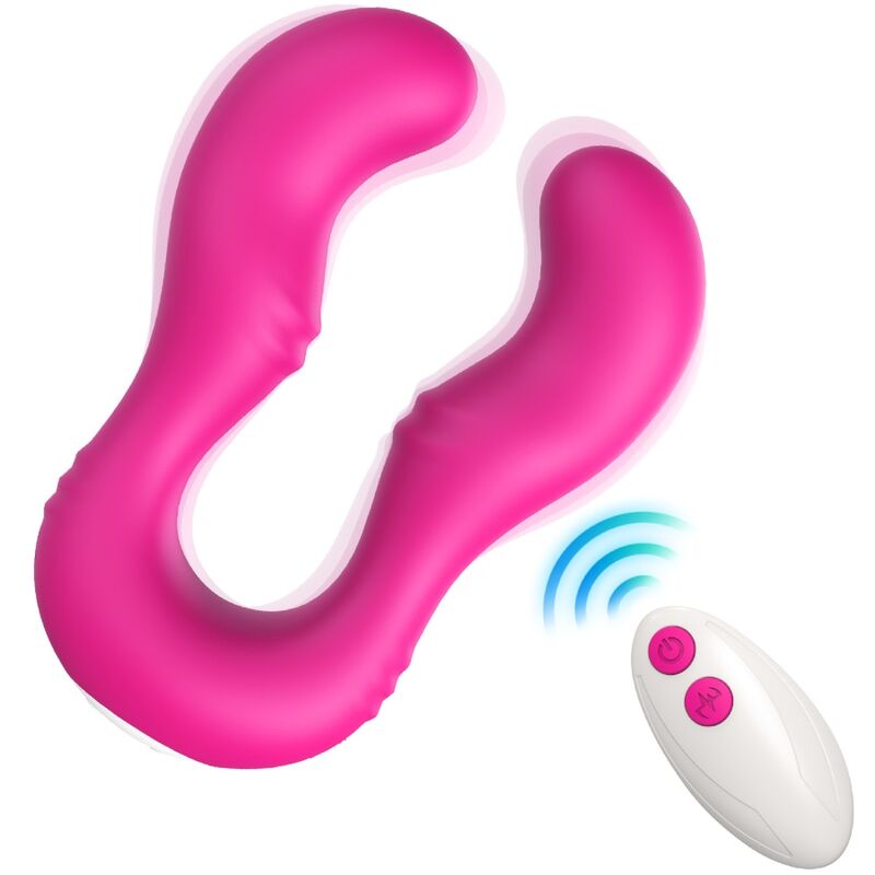Seraph Vibrator Double Remote Control Fuchsia