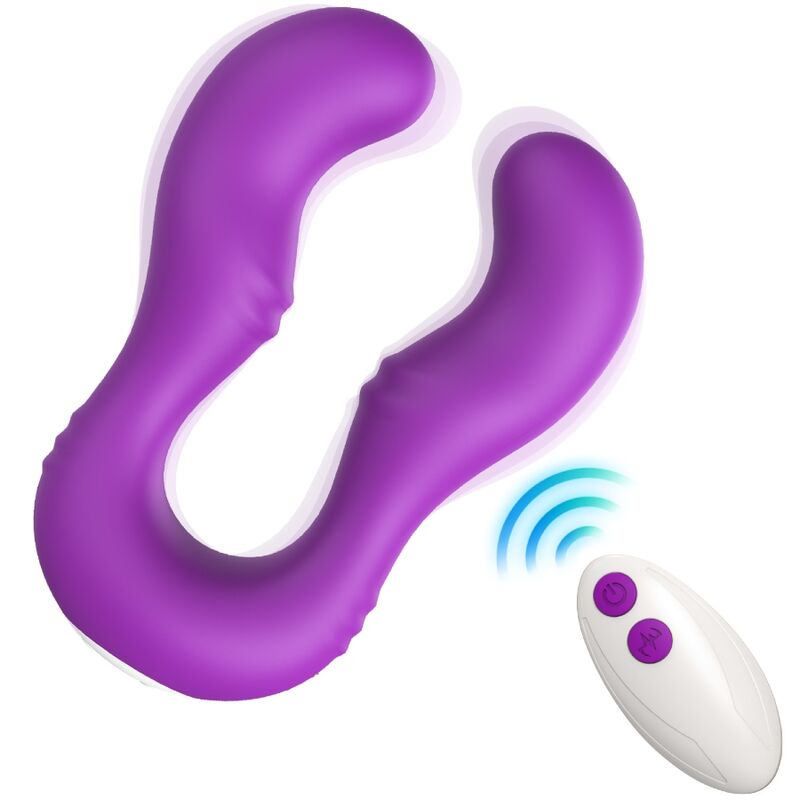Seraph Vibrator Double Remote Control Purple