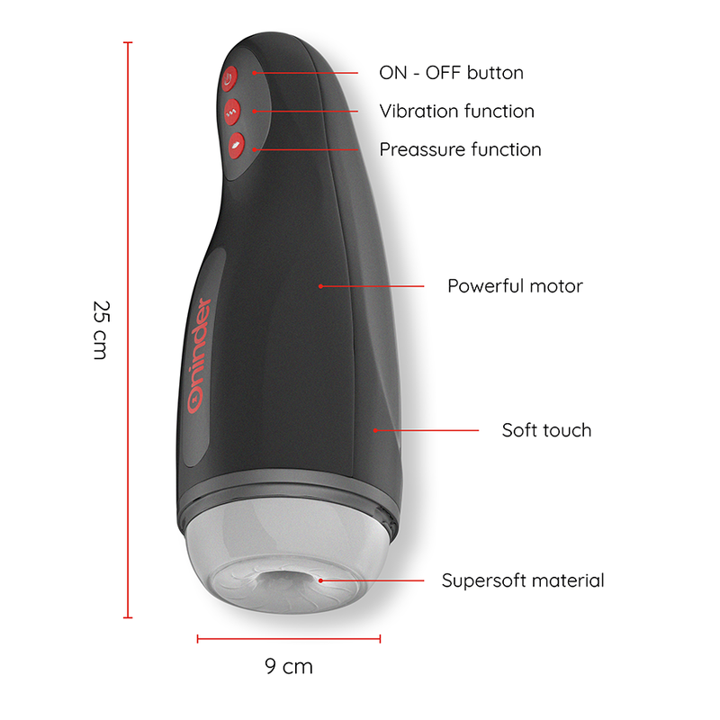 Seoul Rechargeable Male Masturbator 10 Speed - Free APP