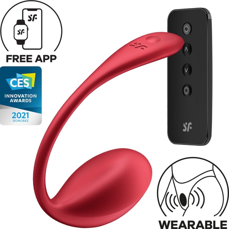 Shiny Petal g Point Remote Control Stimulator RED Free APP