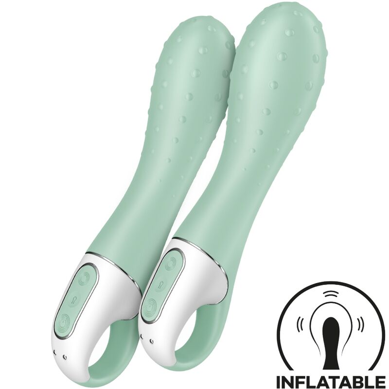 AIR Pump Vibrator 3 Inflatable g Point Mint