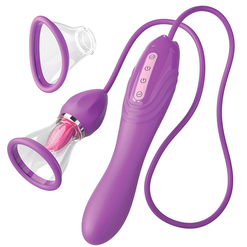 Ultimate Pleasure MAX Suction Hose with Stimulating Tongue Purple