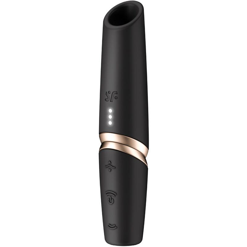 Perfect Kiss Wave Clitoris Stimulator Black / Gold