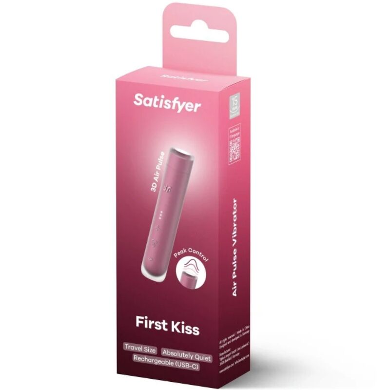 First Kiss Wave Clitoris Stimulator Garnet