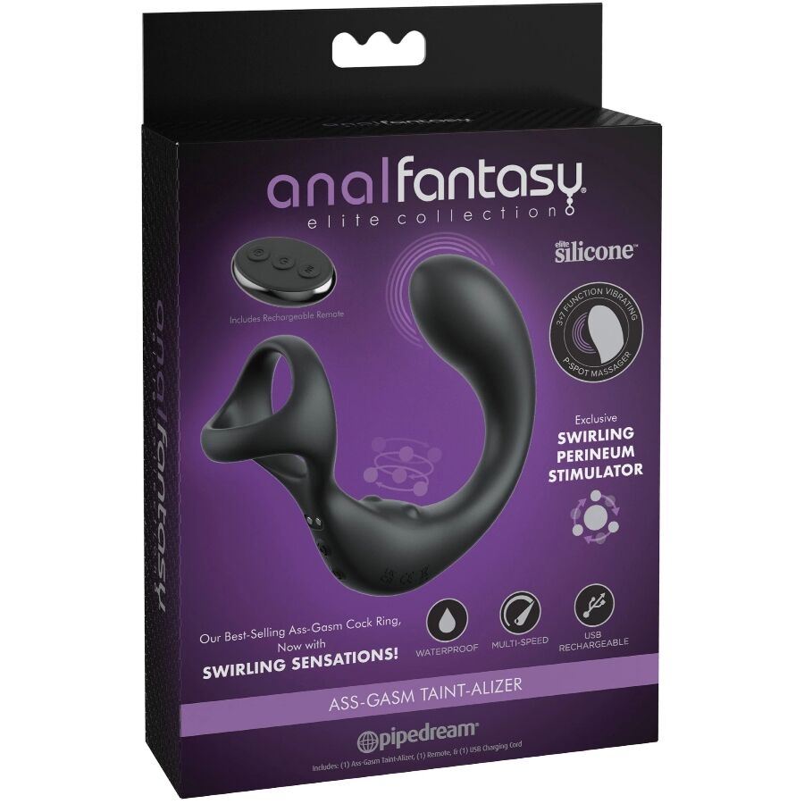 Vibrating Anal Massager with Remote Control