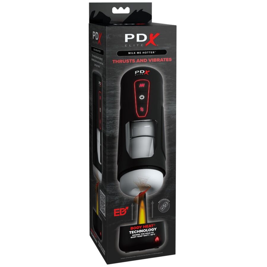 Milk ME Hotter Automatic Masturbator with Thrusting and Heat Effect Vibration