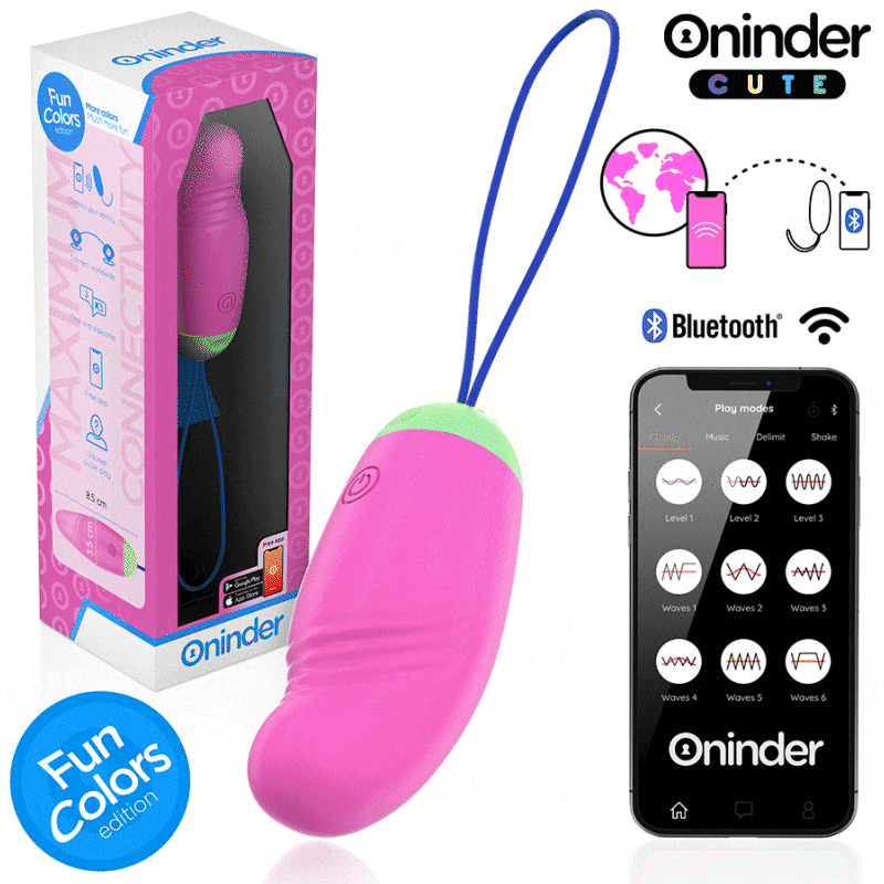 Love Pleasure 360° Vibrating-Rotating Silicone EGG - Free Global APP