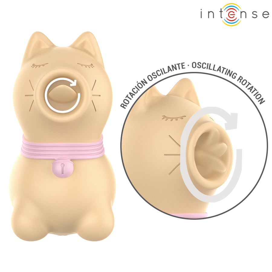 Toulouse Stimulator with 360º Rotating Tongue Yellow