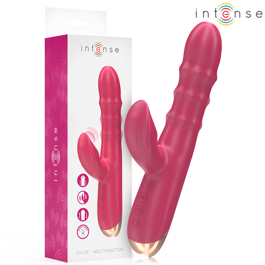 Chloe Multifunction Vibrator 3 IN 1 RED