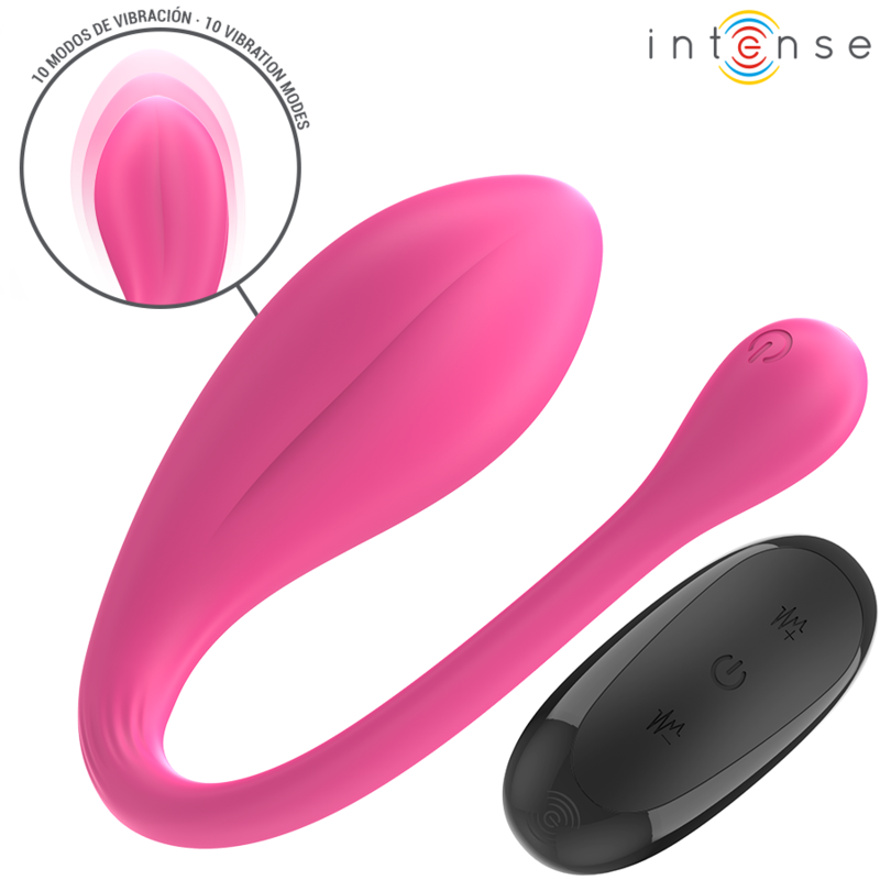 Janice U Vibrator Double Stimulation 10 Vibrations Pink Remote Control