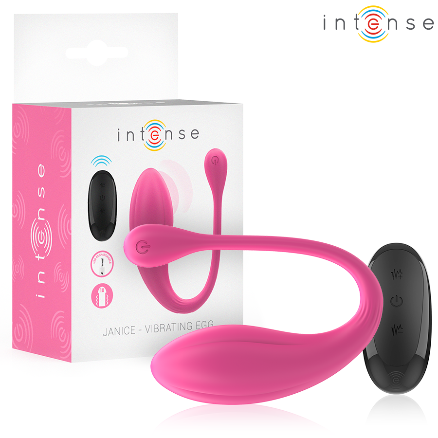 Janice U Vibrator Double Stimulation 10 Vibrations Pink Remote Control