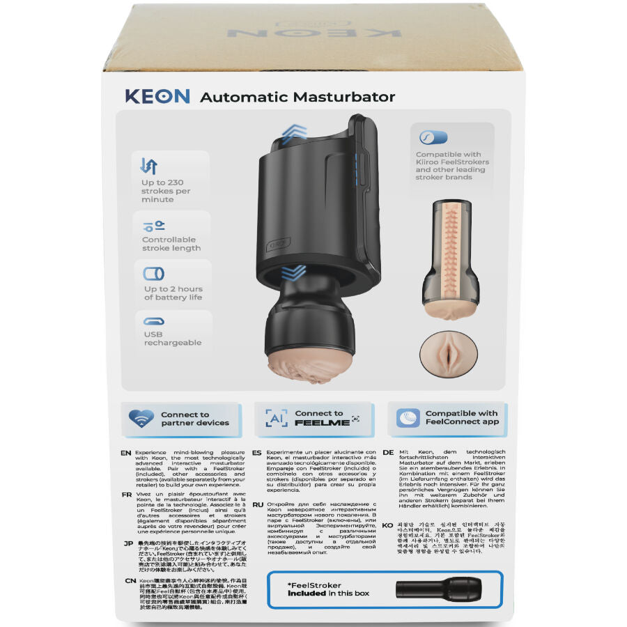 Keon Wifi Combo Automatic Masturbator + Feel Stroker